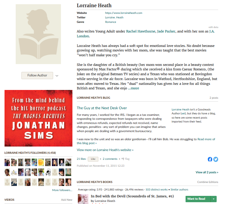 Full Goodreads Promotion